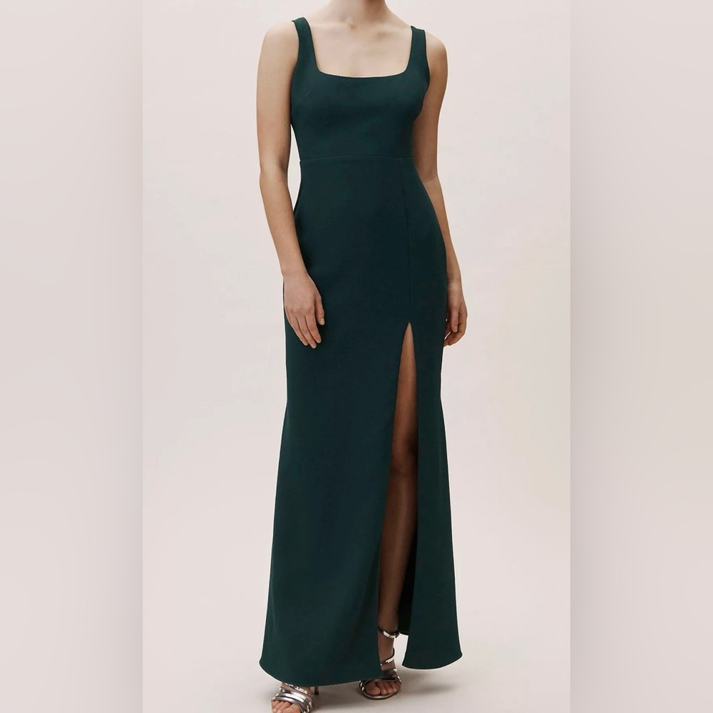 NWT BHLDN Adena Dark Emerald Maxi Dress Size 0